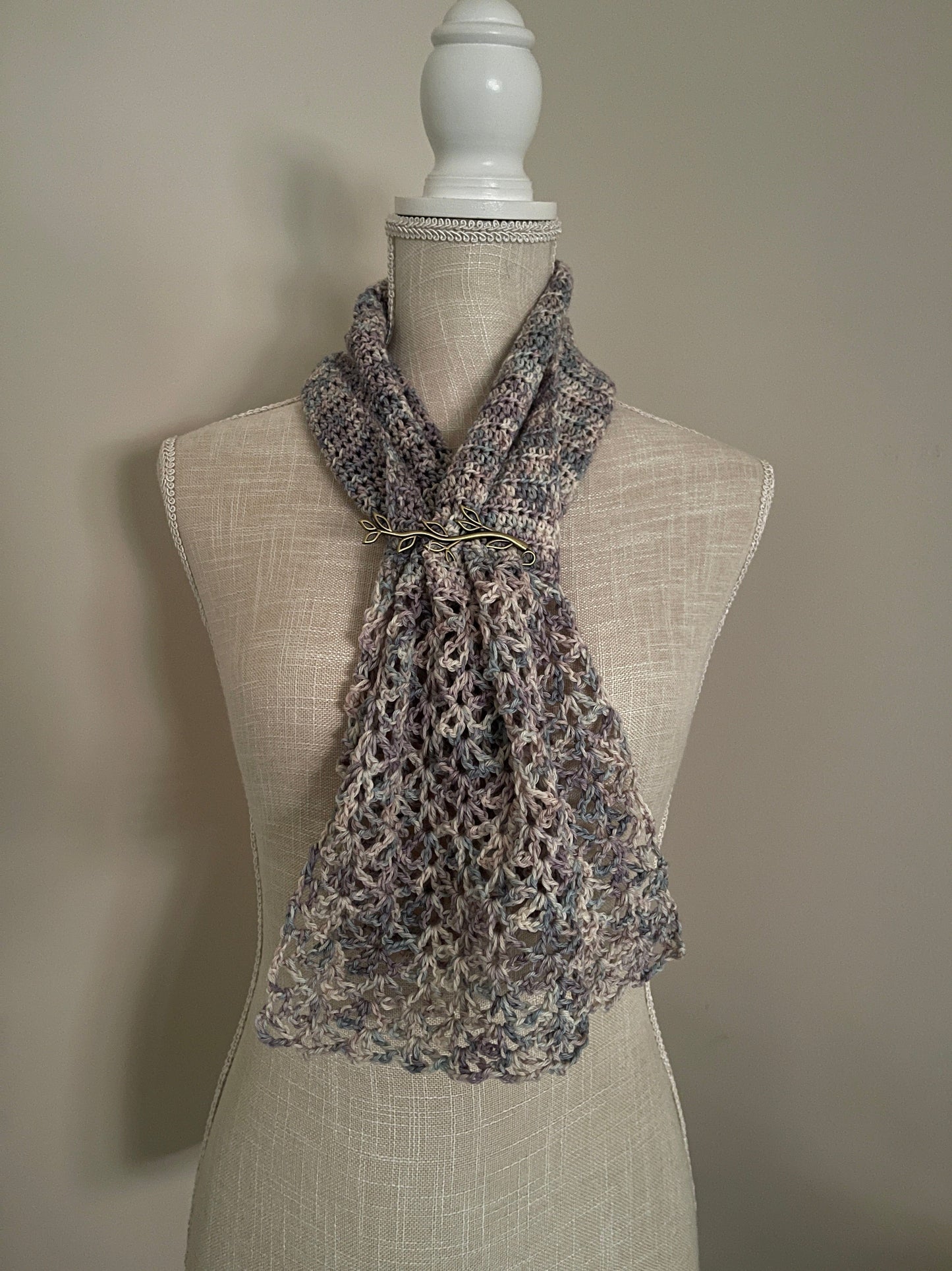 French Scarf Crochet Pattern